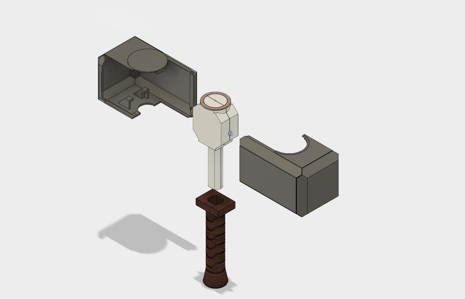 I really like the way the hammer fits together. A small part of the design was serendipitous.
